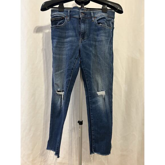 Polo Ralph Lauren Distressed Denim Jeans Women's size 29R - Picture 1 of 4